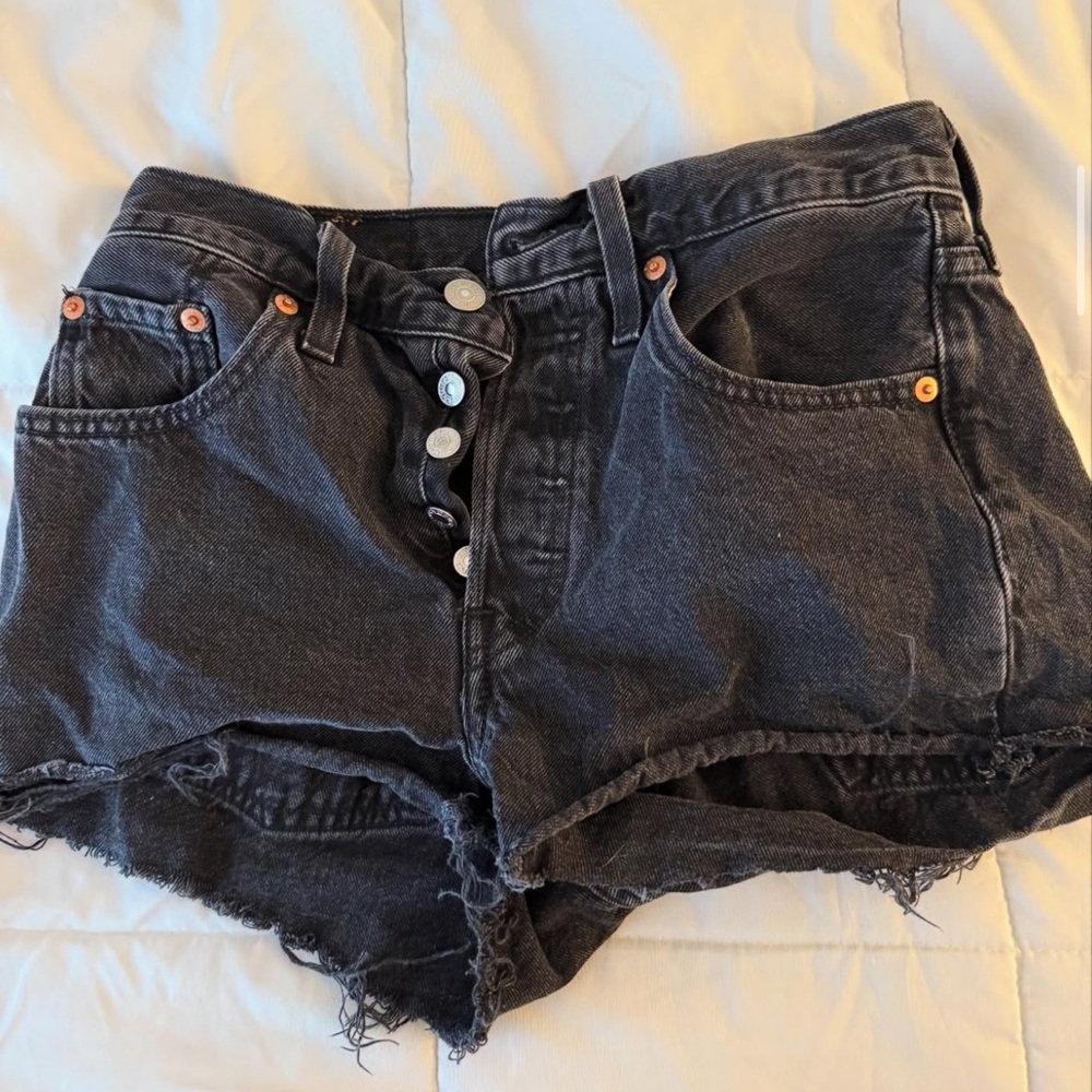 Levi’s Women's Black Denim Shorts
